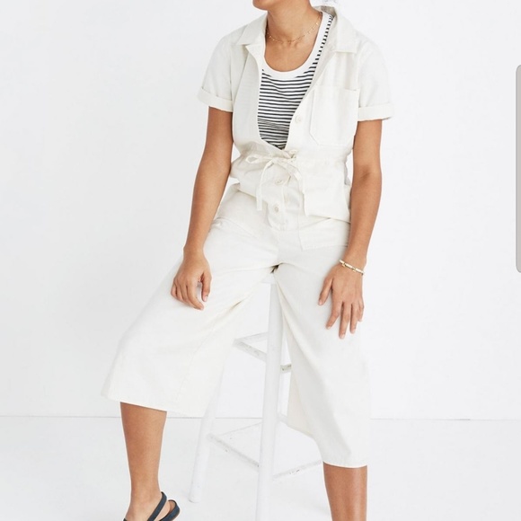 GAP wideleg crop utility jumpsuit Multiple sizes - Picture 7 of 8